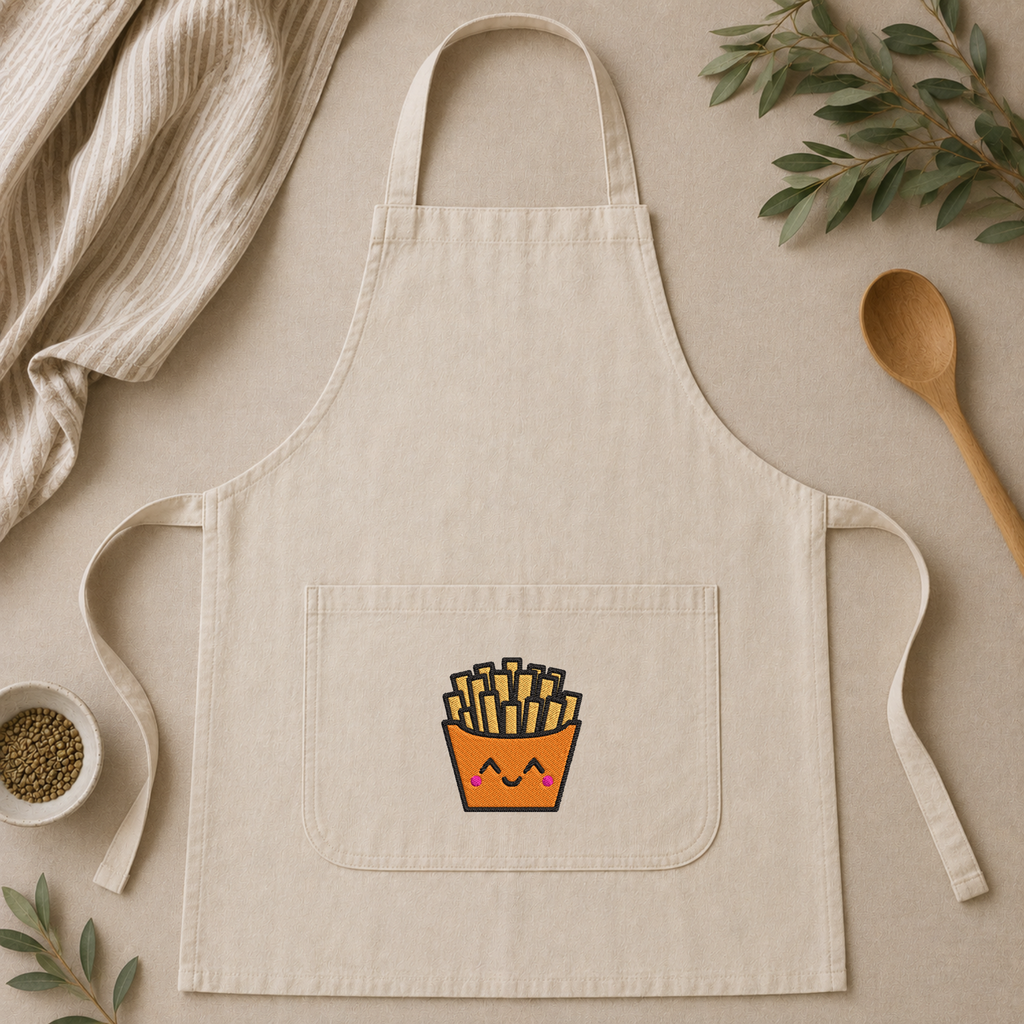 Potato embroidery design, Cute food embroidery file, Machine embroidery, 7 Formats + 6 Sizes