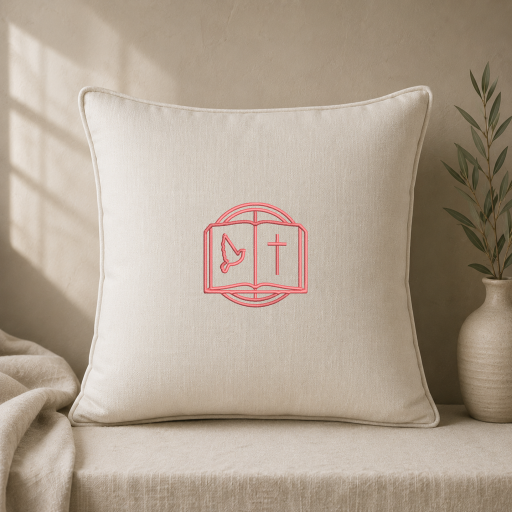 Bible embroidery design, Christian embroidery file, Machine embroidery, 7 Formats + 6 Sizes