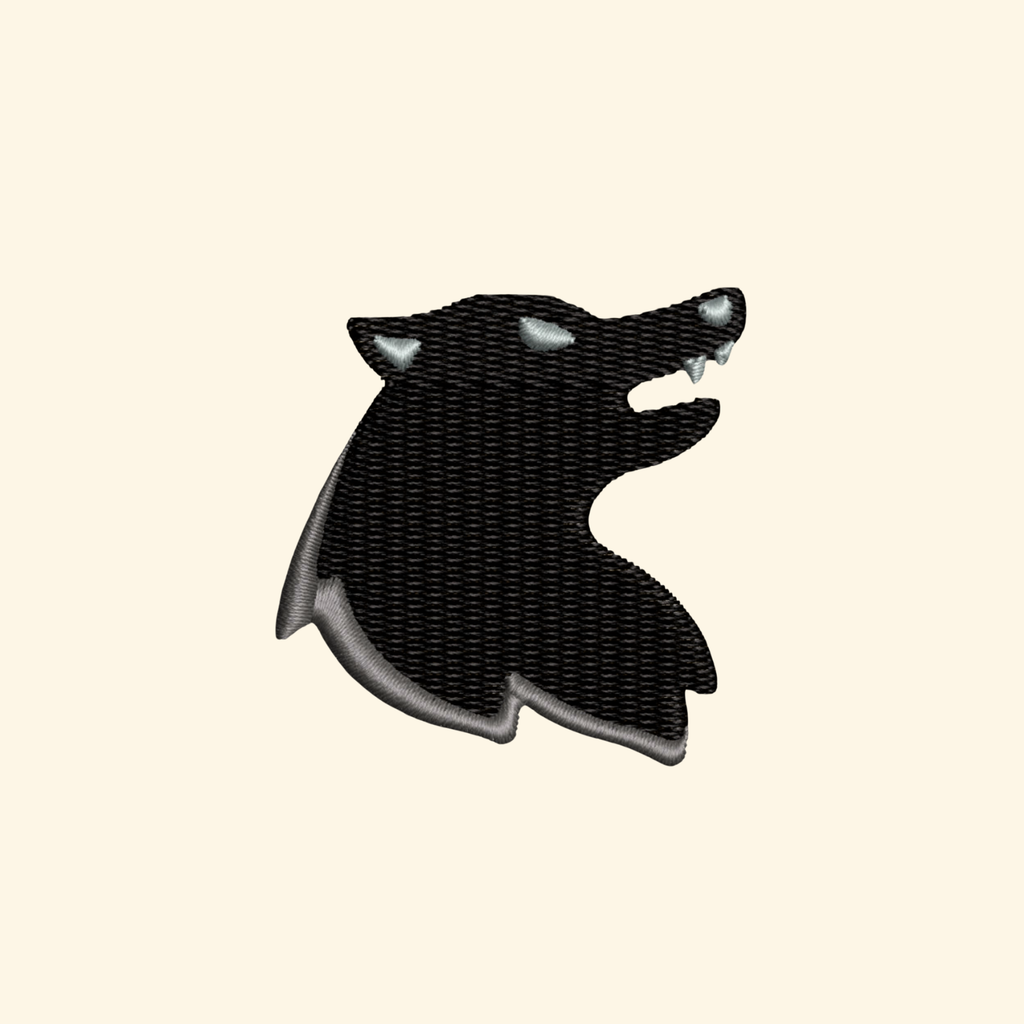 Wolf embroidery design, Animals embroidery file, Machine embroidery, 7 Formats + 6 Sizes