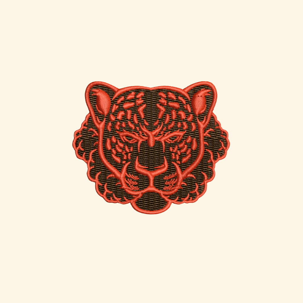 Tiger embroidery design, Animals embroidery file, Machine embroidery, 7 Formats + 6 Sizes