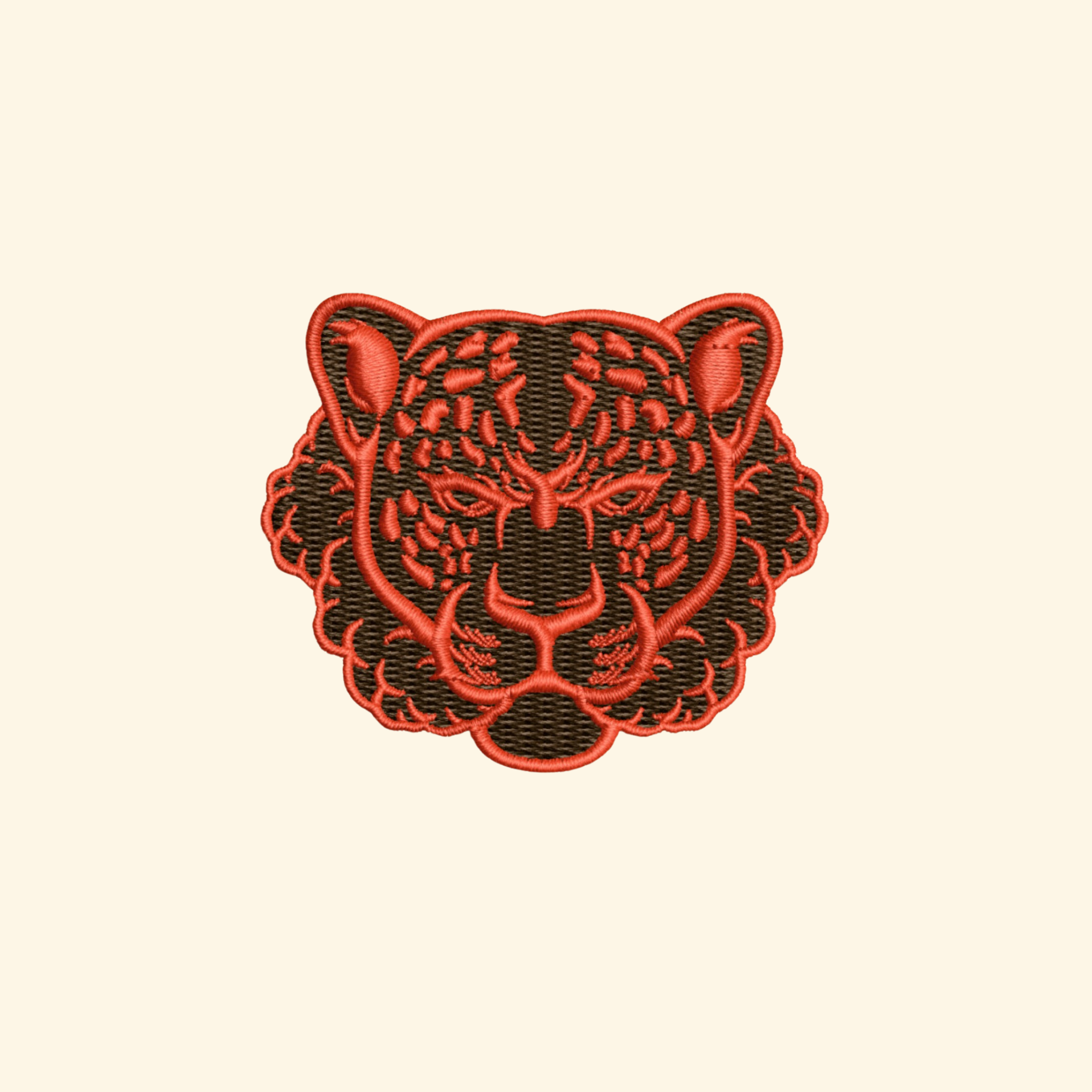 Tiger embroidery design, Animals embroidery file, Machine embroidery, 7 Formats + 6 Sizes