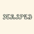 BX font - Striped monogram, Script font, Machine embroidery alphabet