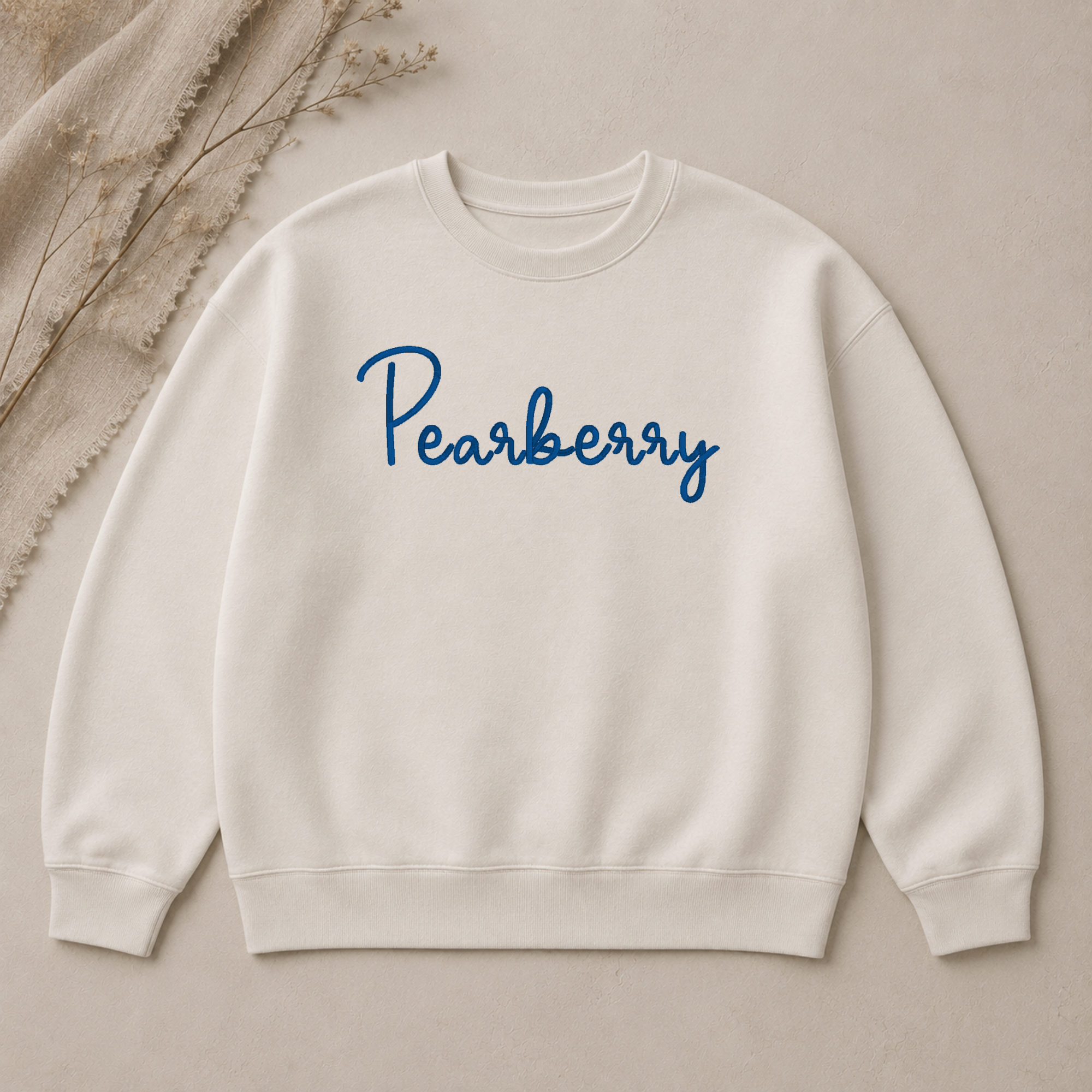 Pearberry embroidery font, Script font, Machine embroidery font, 7 Formats + 7 Sizes
