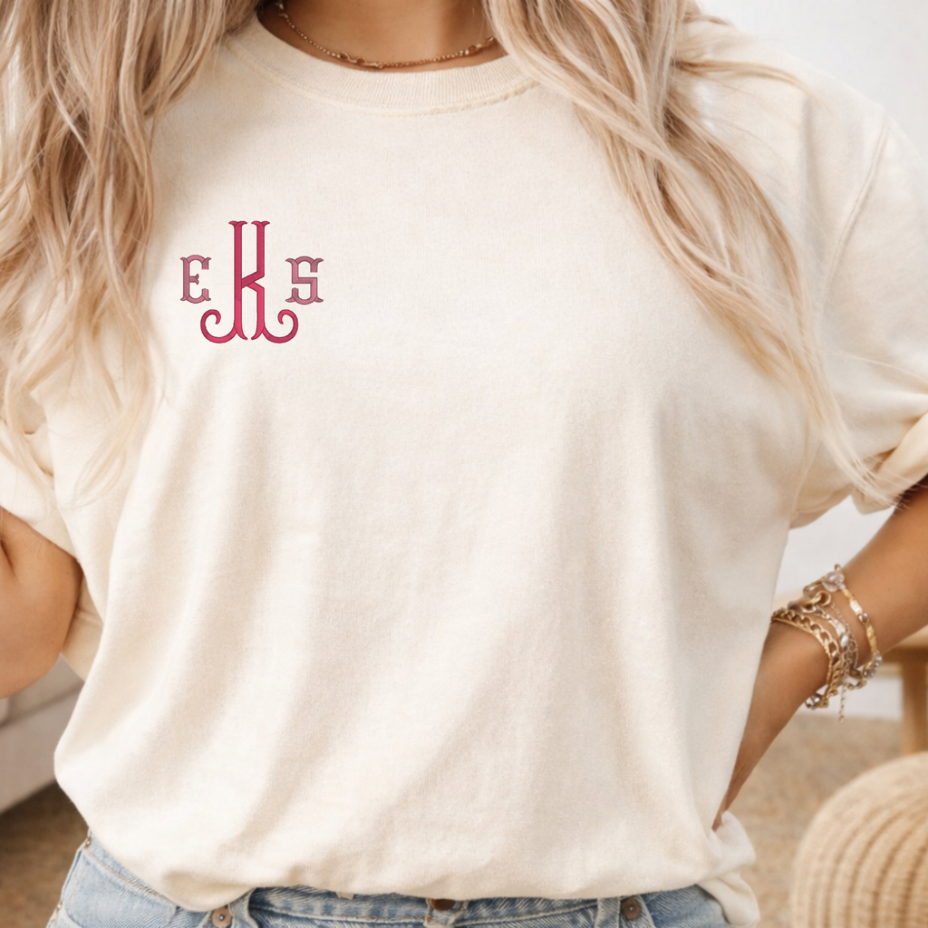 Baroque classic monogram, Royal font, Machine embroidery alphabet, 7 Formats + 7 Sizes