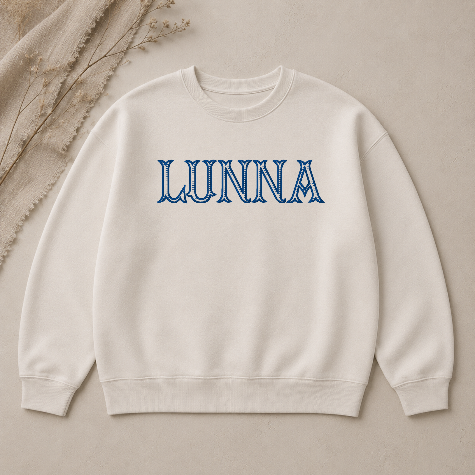 BX font - Lunna monogram, Embroidery font, Fishtail font, Machine embroidery letters