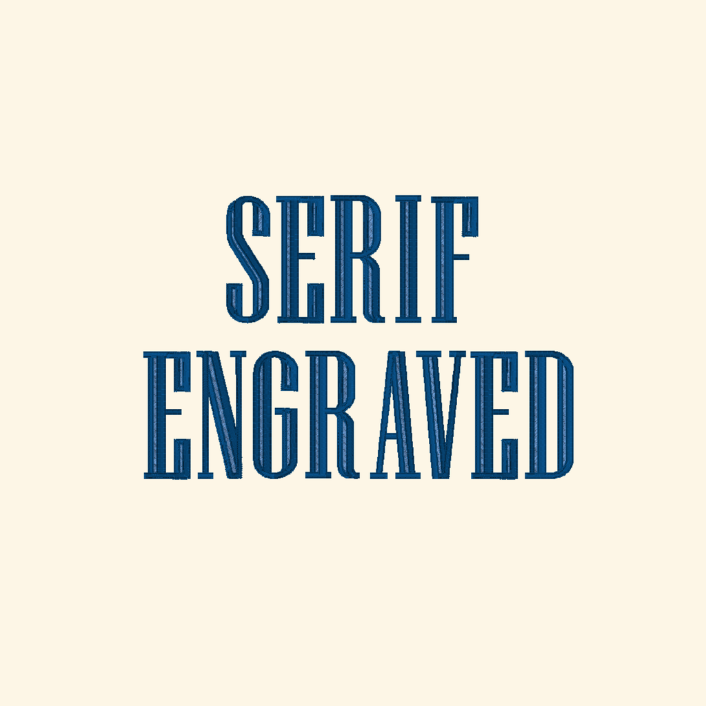 BX font - Serif engraved monogram, Strictly font, Machine embroidery letters
