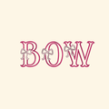 Bow monogram, Kids embroidery font, Machine embroidery letters, 7 Formats + 7 Sizes