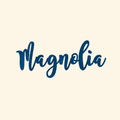 Magnolia embroidery font, Script cursive font, Machine embroidery font, 7 Formats + 7 Sizes