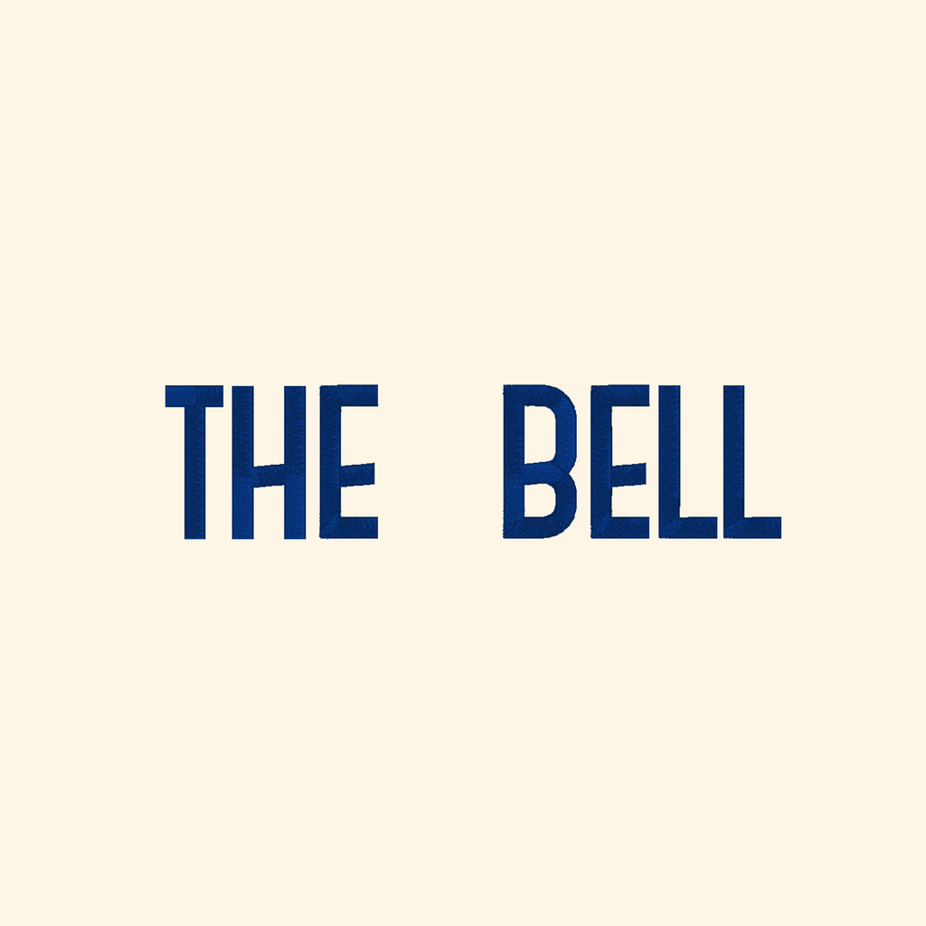 The Bell embroidery font, Display font, Machine embroidery font, 7 Formats + 7 Sizes
