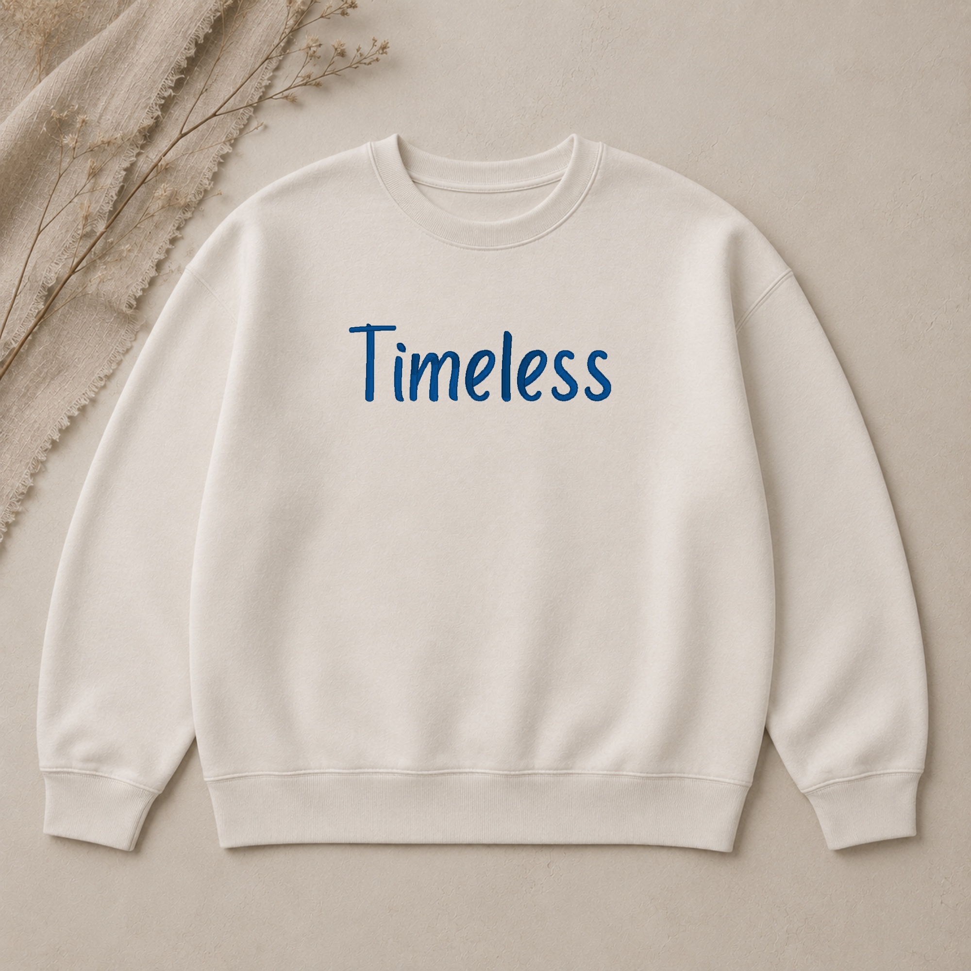 Timeless embroidery font, Simple rounded font for machine embroidery, 7 Formats + 7 Sizes