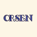 Orsen embroidery font, Monogram font, Dual color machine embroidery font, 7 Formats + 7 Sizes