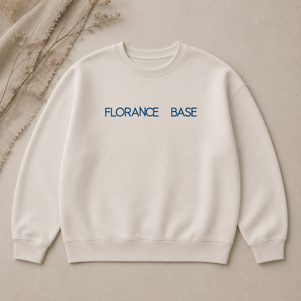 Florance Base embroidery font, Simple font, Machine embroidery font, 7 Formats + 7 Sizes
