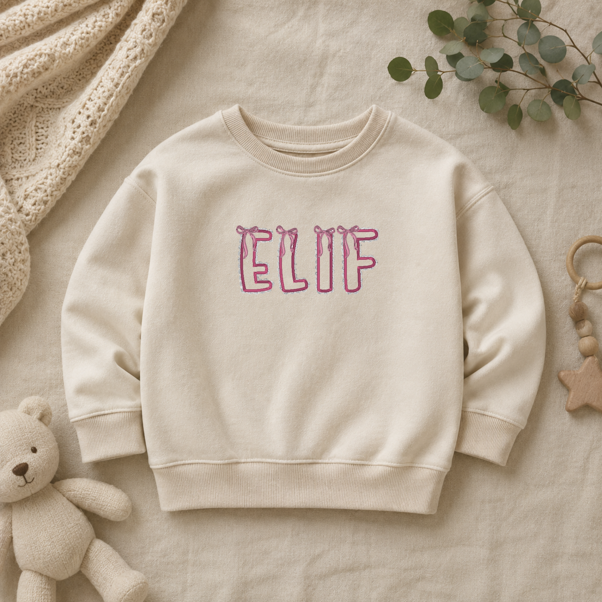 BX font - Lace Bow monogram, Kids embroidery font, Machine embroidery alphabet