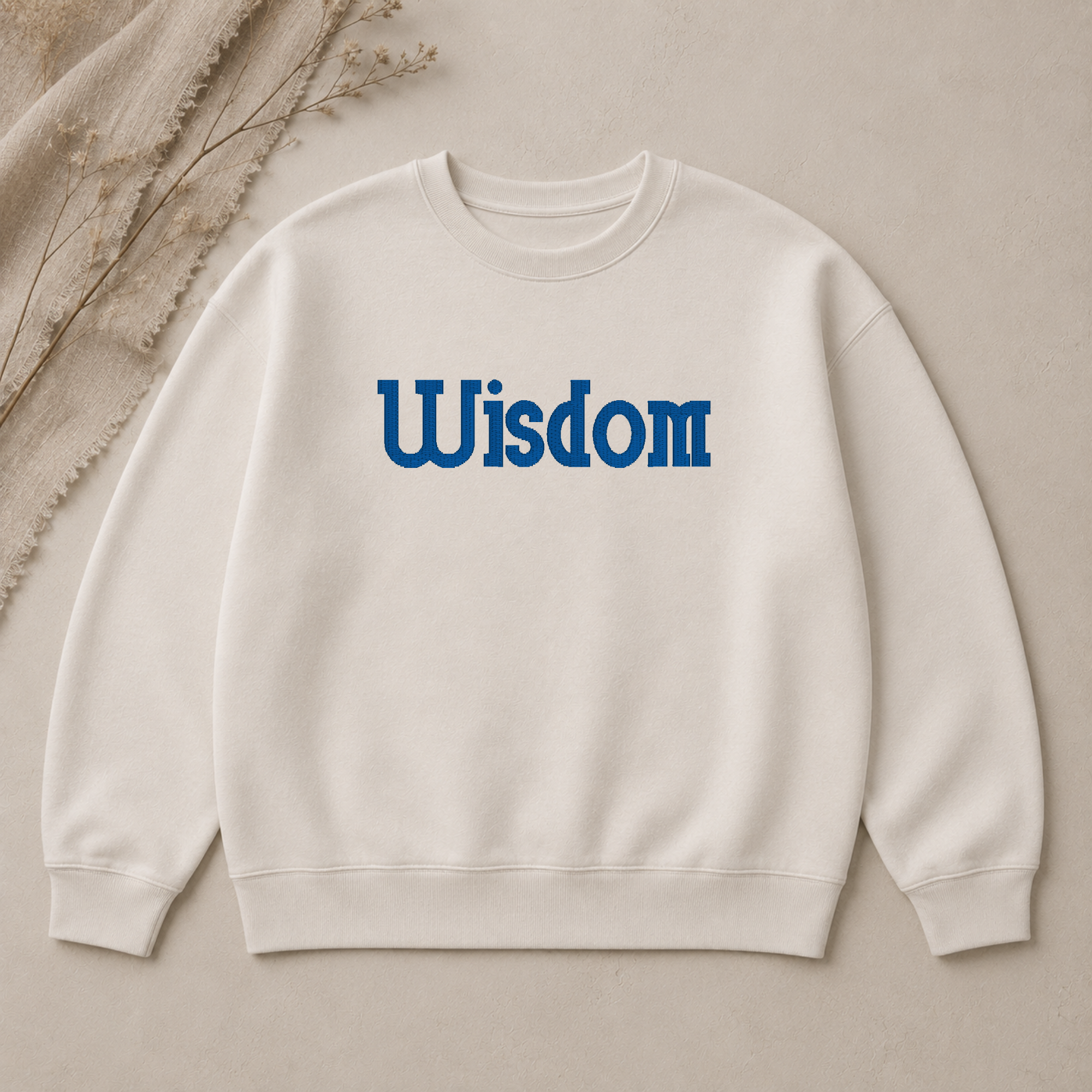 Wisdom embroidery font, Cute serif font, Machine embroidery font, 7 Formats + 7 Sizes