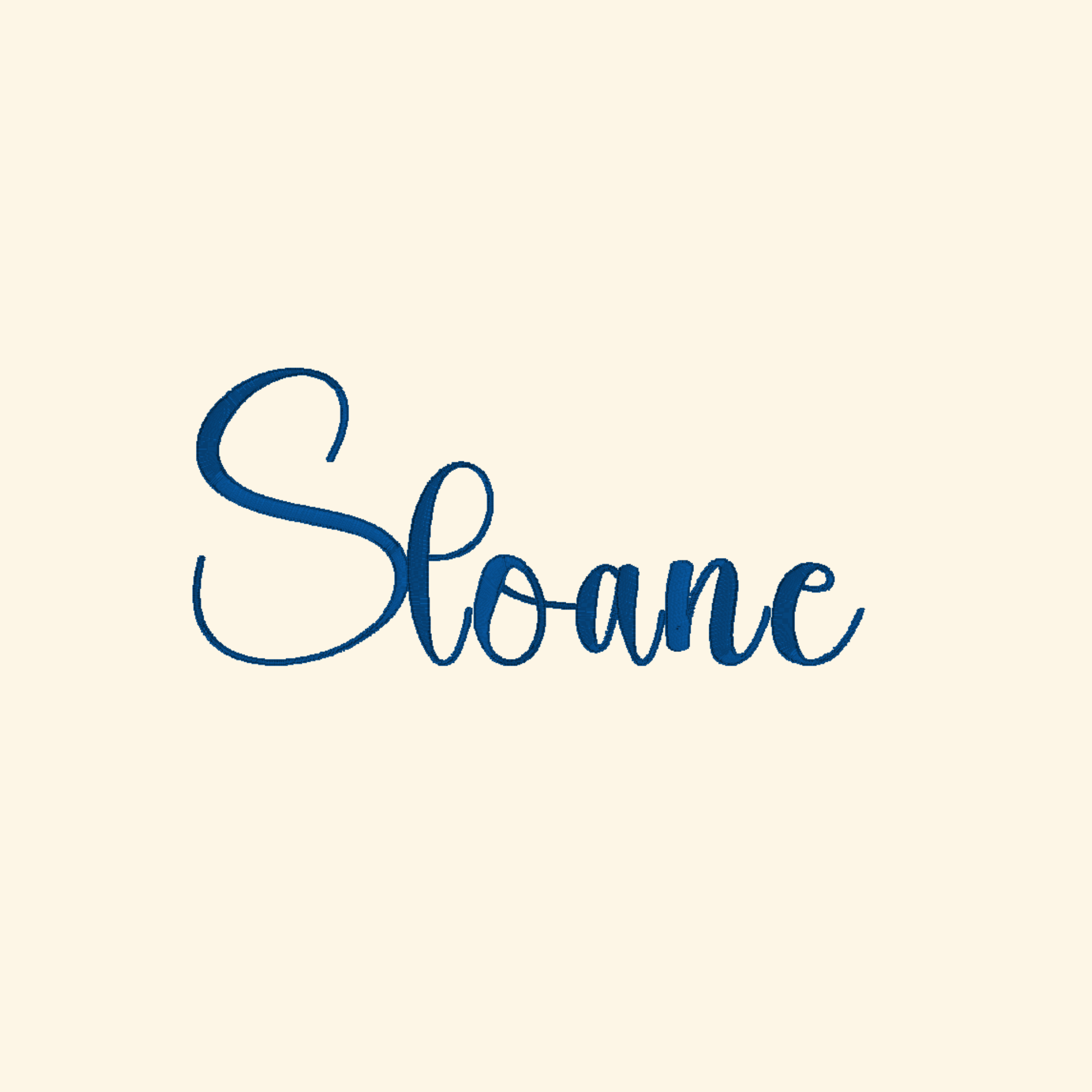 Sloane embroidery font, Cute font, Machine embroidery font, 7 Formats + 7 Sizes