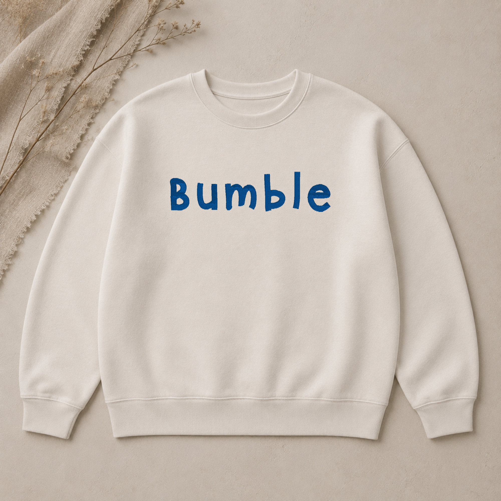 Bumble embroidery font, Kids embroidery font, Machine embroidery font, 7 Formats + 7 Sizes