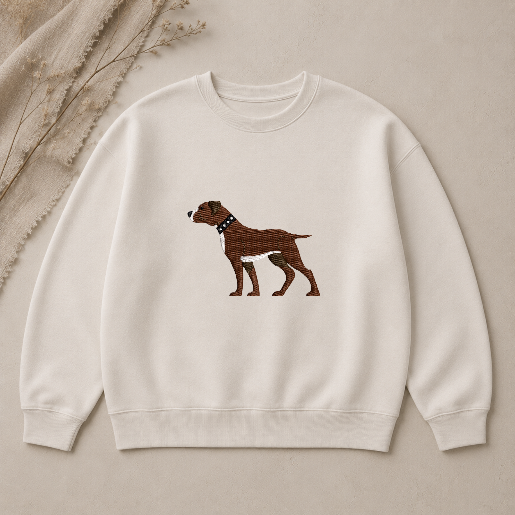 Dog embroidery design, Pets embroidery file, Machine embroidery, 7 Formats + 6 Sizes